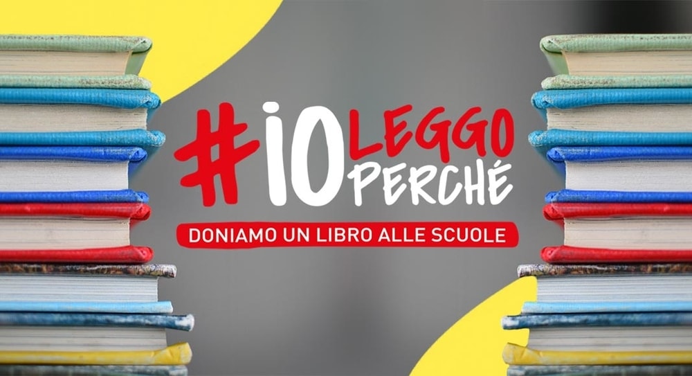 #IOLEGGOPERCHÈ, un milione di libri regalati alle scuole italiane