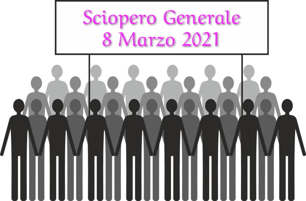 Sciopero Generale 8 Marzo 2021 indetto da Si Cobas